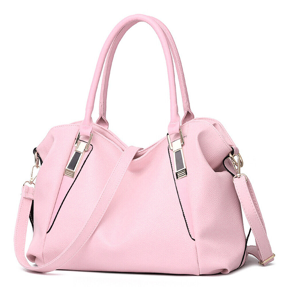 Women Handbag Soft Leather Shoulder Top Handle Crossbody Tote Messenger Satchel 24Hr Smart